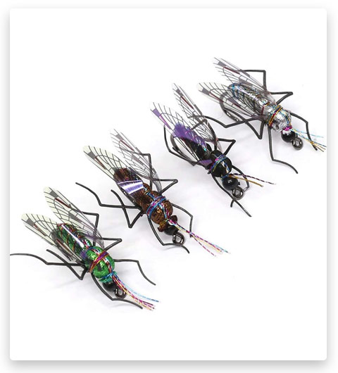 YZD Fishing Flies Realistic Mosquito
