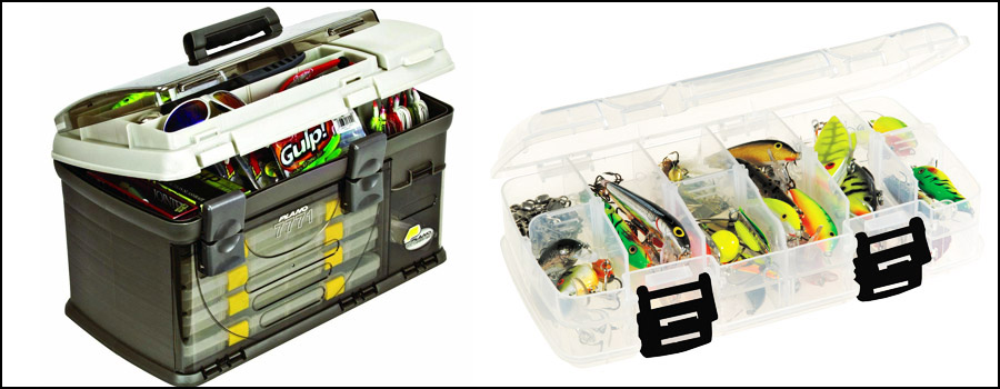 Eagle Claw fishing tackle boxes