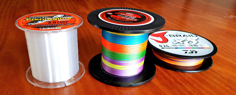 Fluorocarbon fishing lines