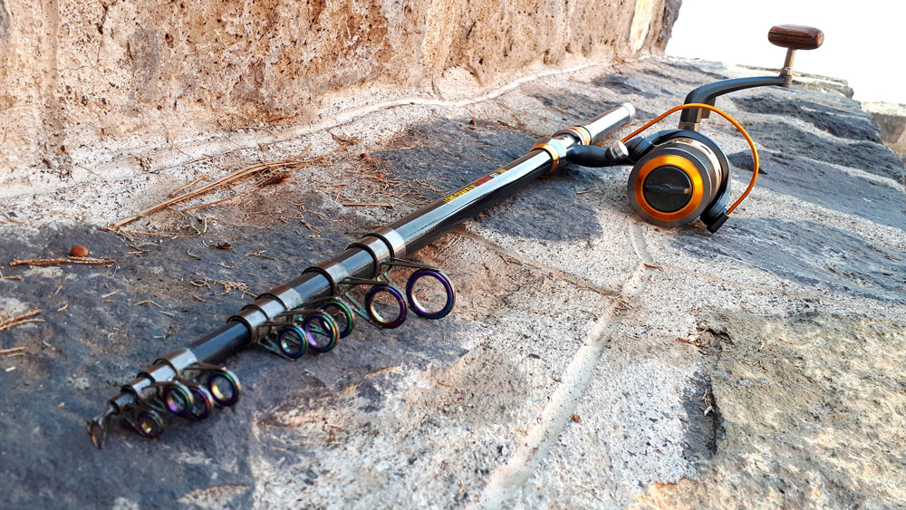 Sougayilang Telescopic Fishing Rod and Reel Combos 
